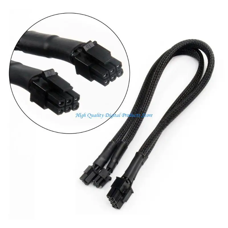 U2JE flexível 8pin a dois cabos 6pin pciexpress para dispositivos para processamento jogos e gráficos