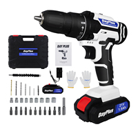 45Nm Cordless Drill with 2 Batteies and Charger, Electric Drill Screwdriver Set Impact Driver, 2 Speed, 29 PCS Accessories