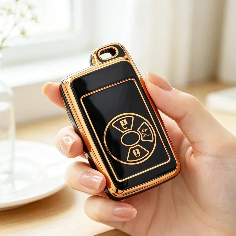 TPU Car Key Case Cover for Toyota RAV4 Voxy Corolla Yaris Estima Noah Tarago Mark X Auto Shell Fob Holder Accessories