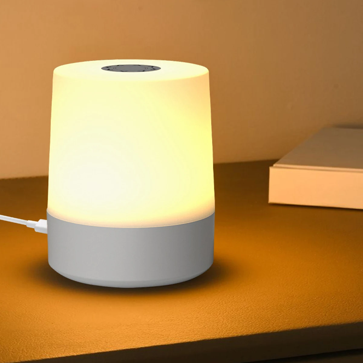 Tactile Led veilleuses Dimmable chevet Lampe de bureau Led Rechargeable lampes de Table de lecture chambre éclairage outils extérieurs