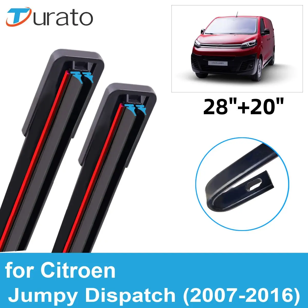 

2 шт., щетки стеклоочистителя для Citroen Jumpy 2007-2016 годов