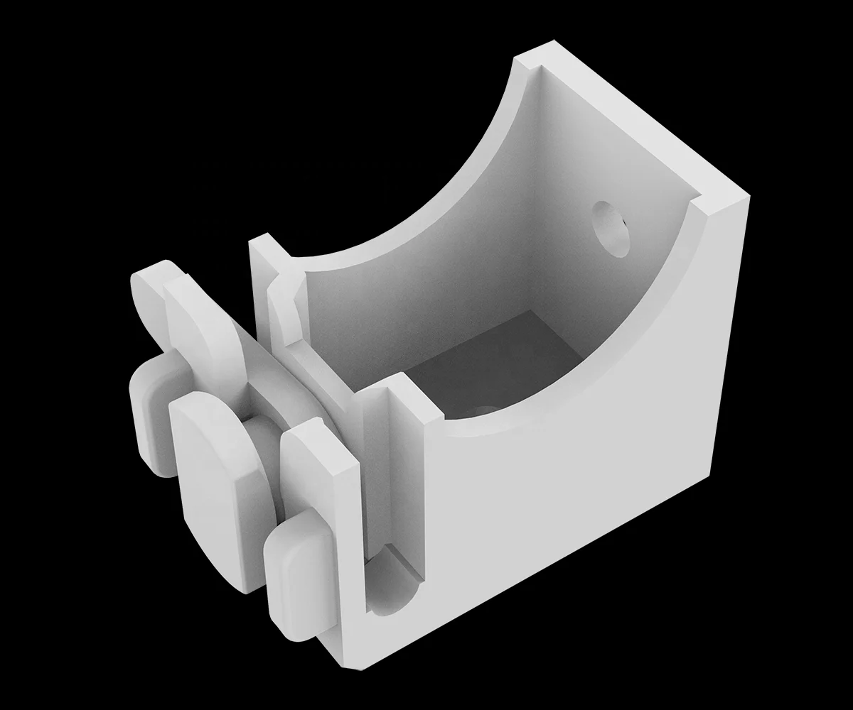 جودة عالية شعبية بيع البلاستيك جدار قوس إكسسوارات الستائر لستائر رومانية ظلال ديكور المنزل