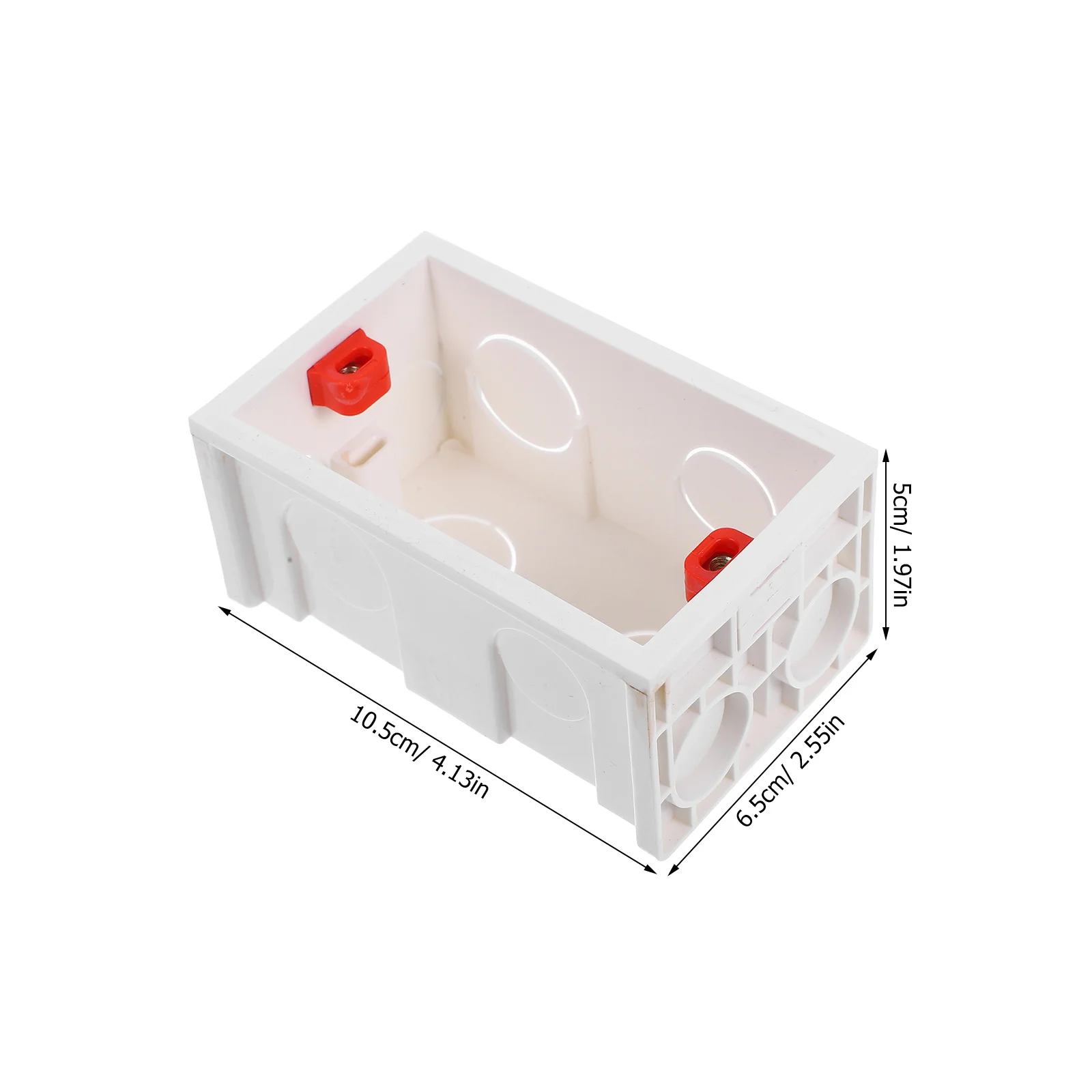 5 قطعة صندوق توصيل الأسلاك الجدار فلوش جبل البلاستيك صندوق التبديل الكهربائي ختم مقاوم للماء لأسلاك المطابخ الحمامات