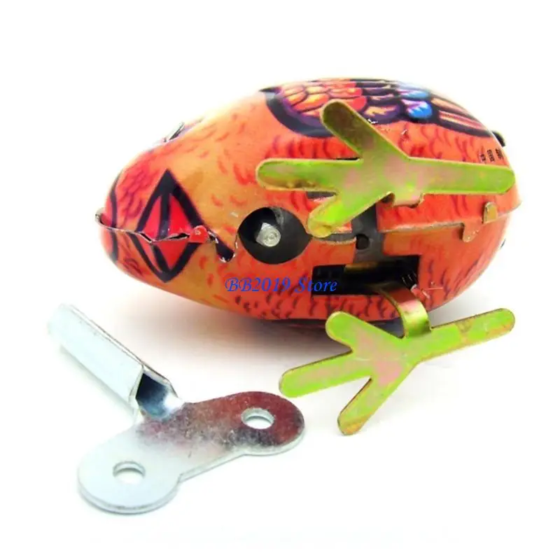 

Q0KB Винтажный петух клюет заводная игрушка Шутка Креативная винтажная заводная игрушка