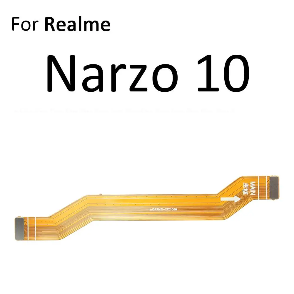 Placa-mãe Conexão Cabo Flex, OPPO Realme Narzo 10 10A 20 20A 30 Pro 30A 50 50A Prime 4G 5G