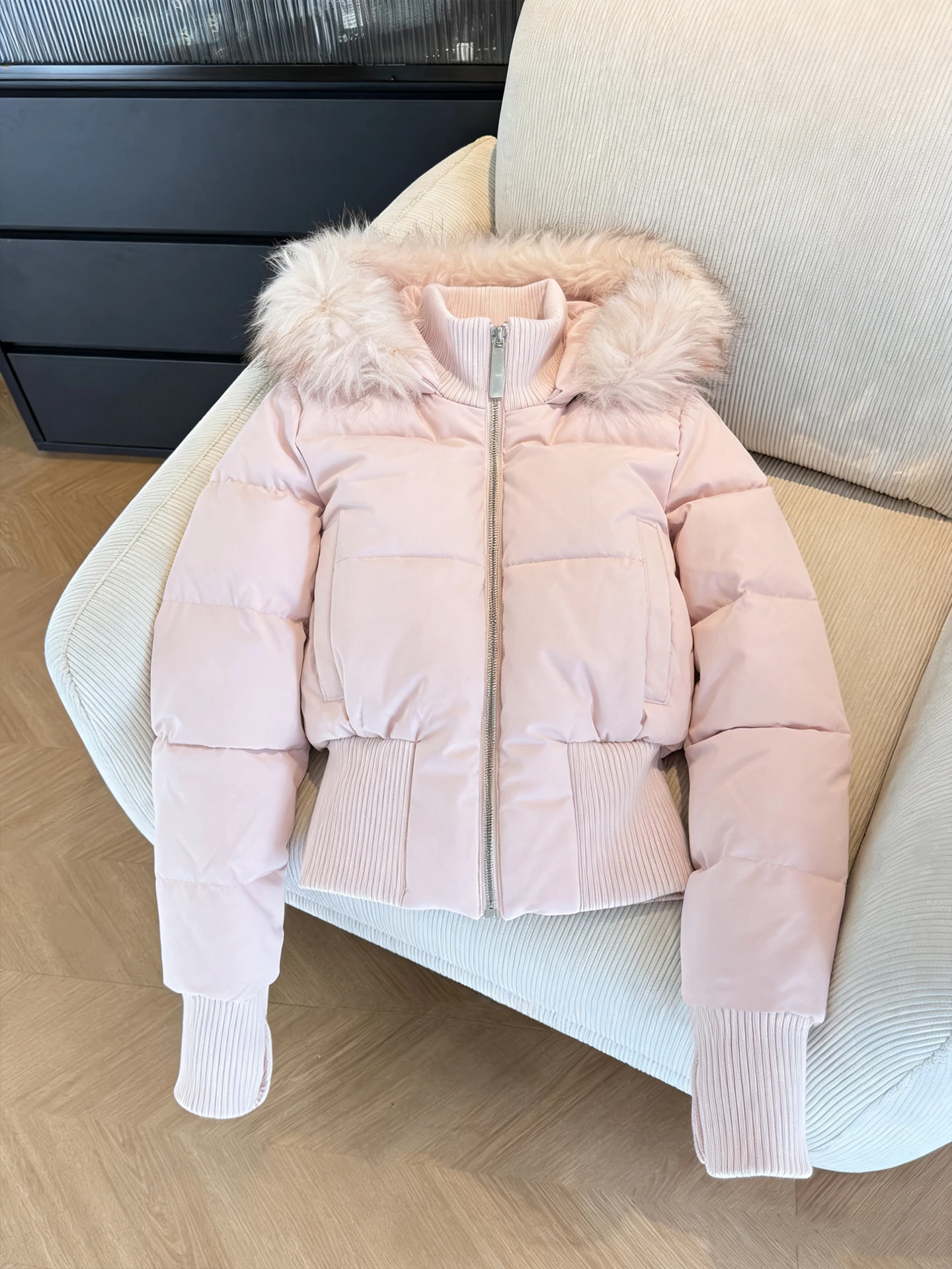 

Корейская утепленная хлопковая куртка с капюшоном для женщин, осенне-зимняя, модная и универсальная, молодежная