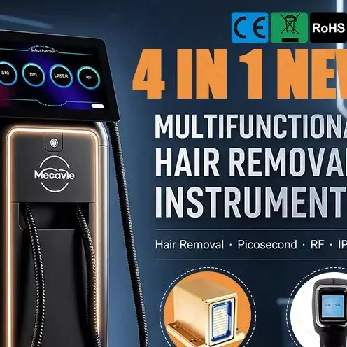 2026New 4in1 5000W 5Wavelength Ice Cooling Laser Hair Removal System Painless Permanent Epilation Skin Rejuvenation Salon Beauty