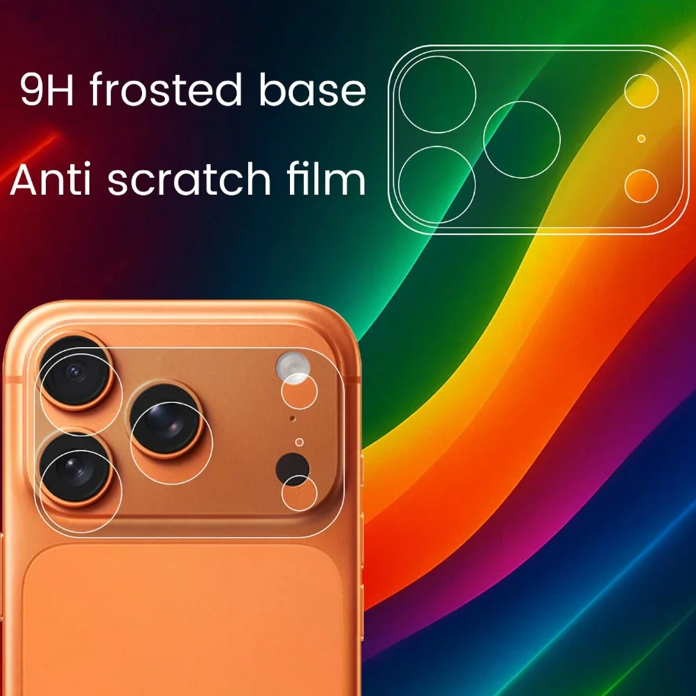 NNBILI 5pcs High Definition Lens Film For IPhone 17 Pro Max 17 Pro 17 Phone Accessories Minimalist Design Transparent Thin Film