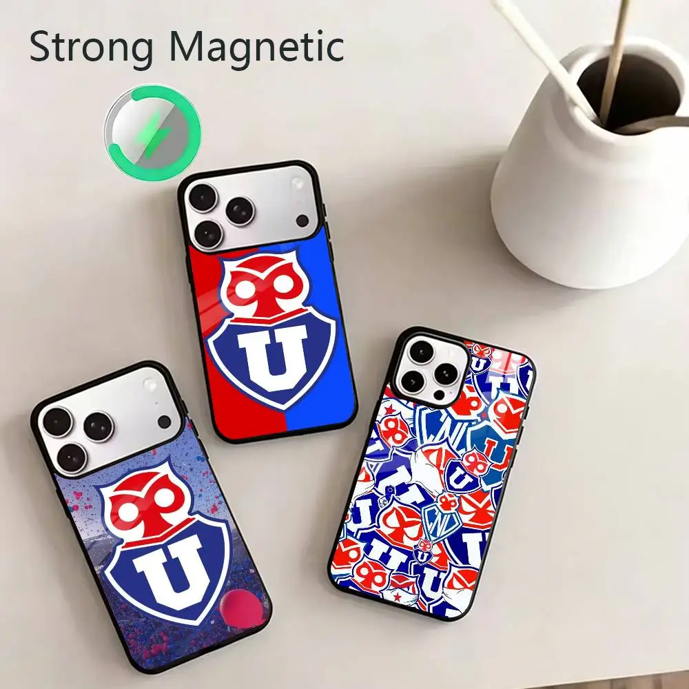 

C-Club U-Universidad de -Chile Phone Case For iPhone 11,12,13,14,15,16,17Plus,Pro,Max for Wireless Charging