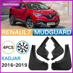 4x Tyre Mudflaps Mudguards Fit for Renault Kadjar 2016-2019 2017 2018 Mudguards Tire Fenders Mud Flaps Wheel Guards Accessories