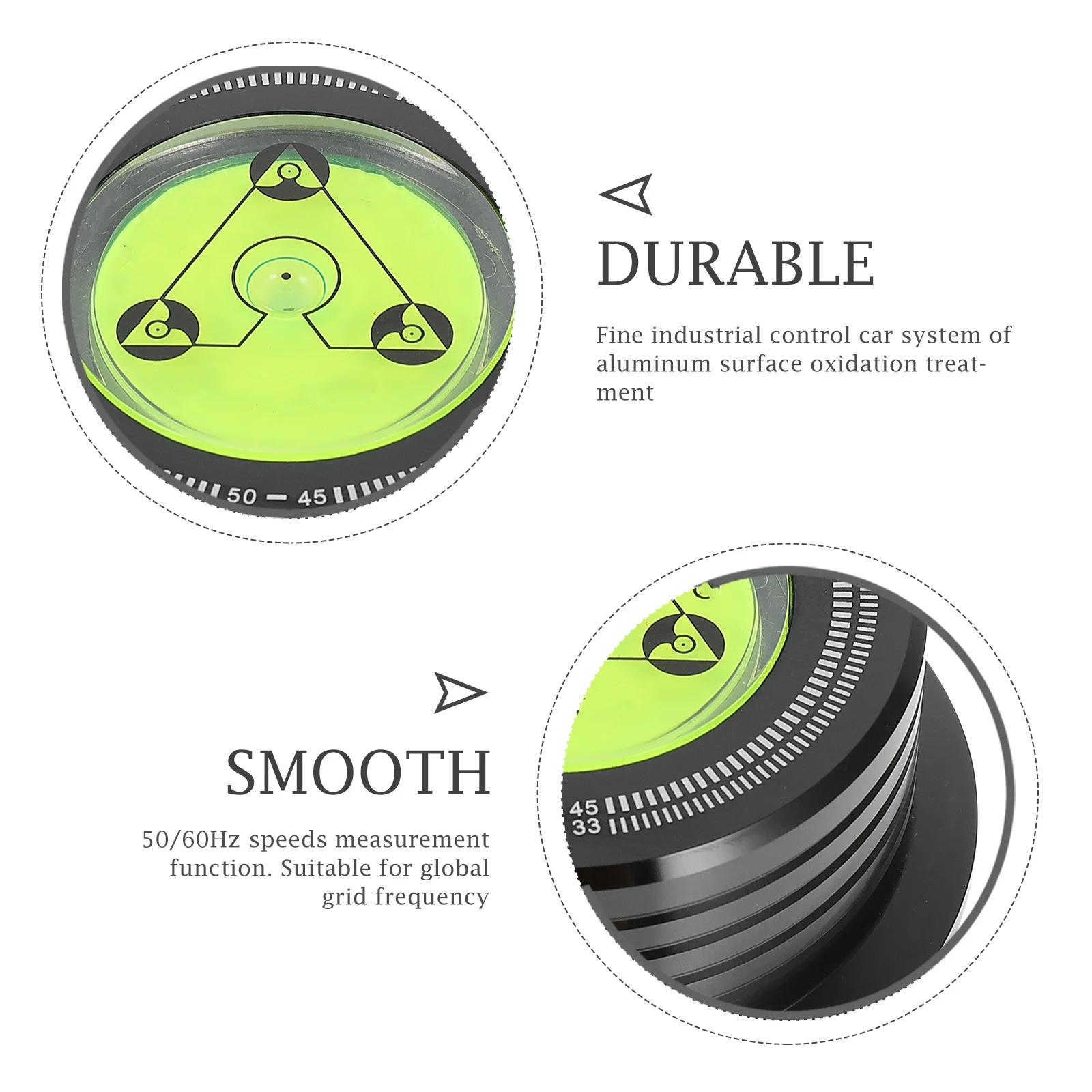 

Aluminum Alloy Vinyl Record Weight Anti-Vibration Disc Stabilizer For Record Player Records Accessories Metal