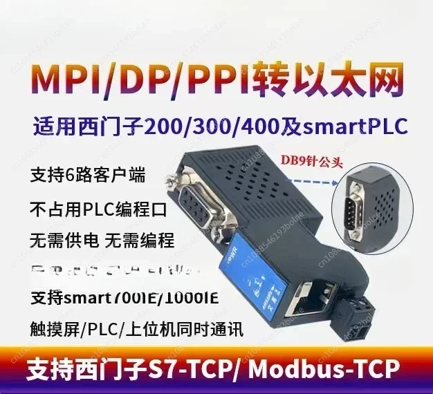 Compatible with  S7-200/300 PLC ppi mpi dp to Ethernet communication expansion module