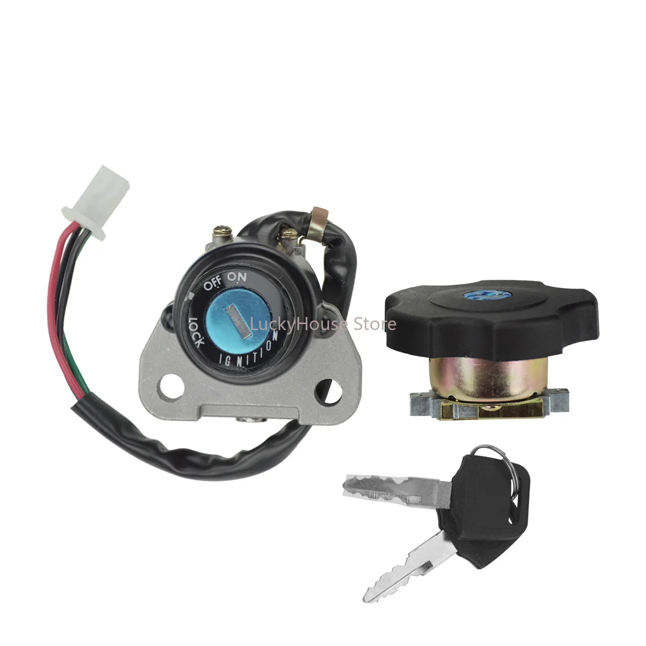 Motorcycle Complete Lock Set Ignition Switch Head Lock For Yamaha XT600 TW200 DT200 Motorbike Modified Replacement Spare Parts