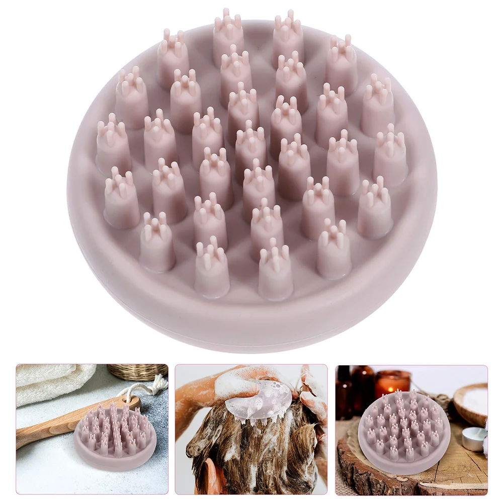 

2Pcs Hair Scalp Massager Brush Silicone Shampoo Scrubber for Oil Dirt Removal Exfoliating Scalp Care Tool Comfortable Grip