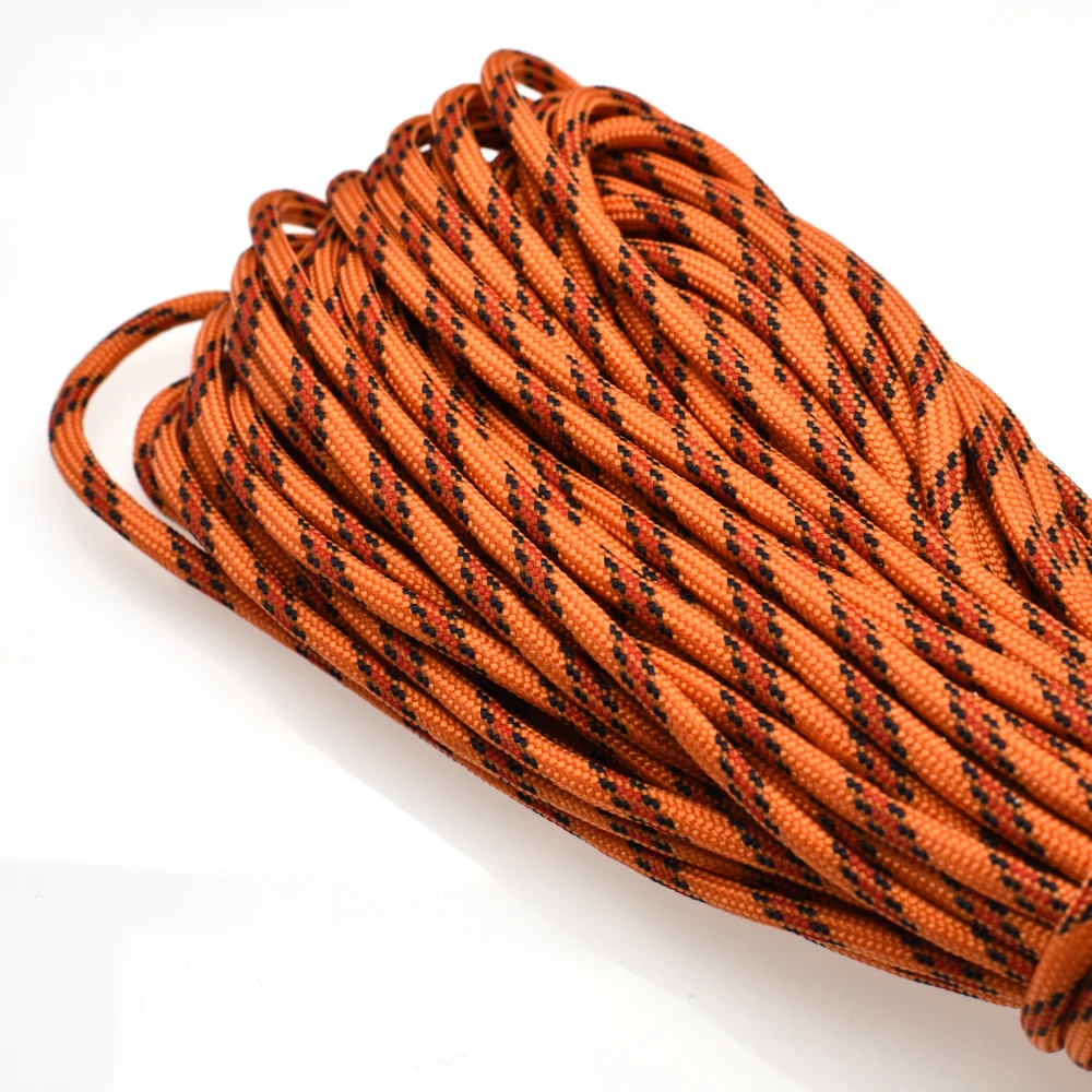1pcs 100FT 550 Paracord Parachute Cord Lanyard Mil Spec Type III 7 Strand Core For Climbing Camping Buckles Bracelet