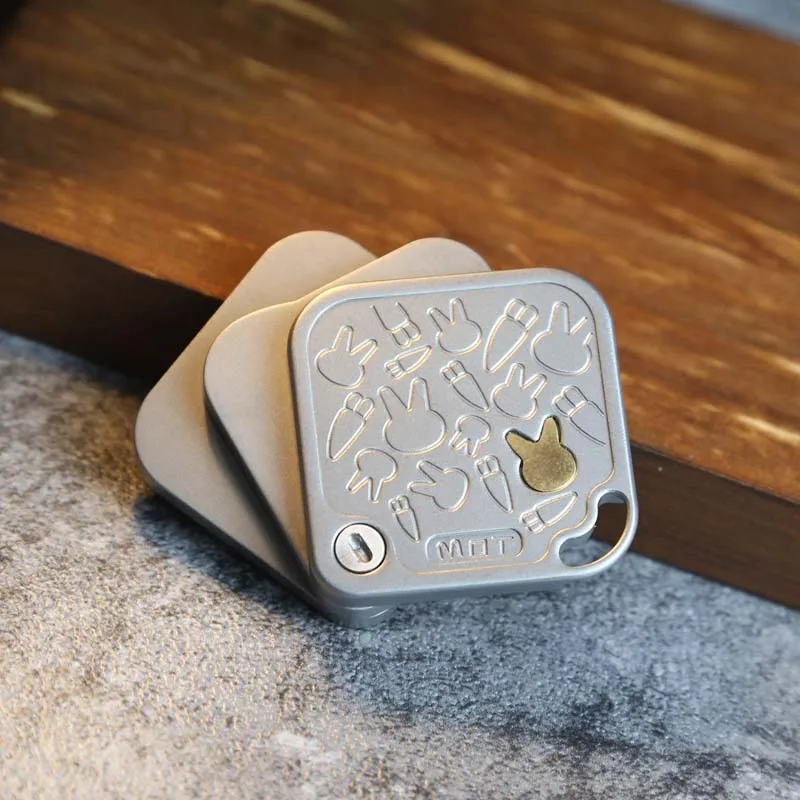 Angry Rabbit Triple-Layer EDC Fidget Slider Magnetisch Push-Pull Zintuiglijk Speelgoed Stress Relief Slider voor ADHD Angst Office Desktop