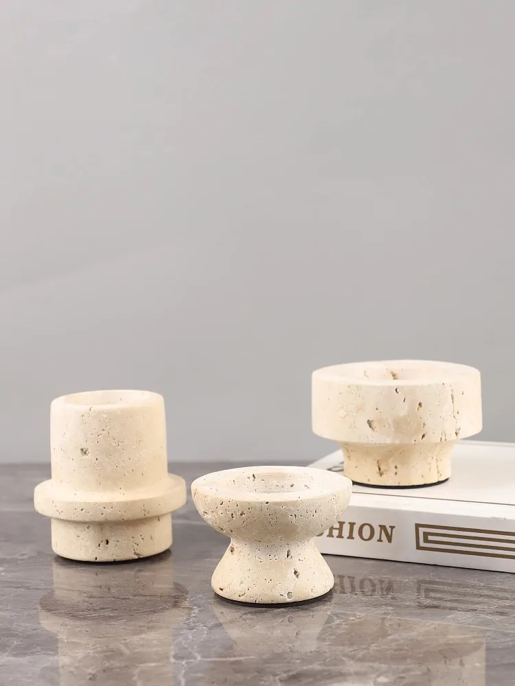 

Натуральный желтый пещерный камень, подсвечник в европейском стиле, отель, ресторан, высокий уровень, художественное украшение, мини-декоративный предмет