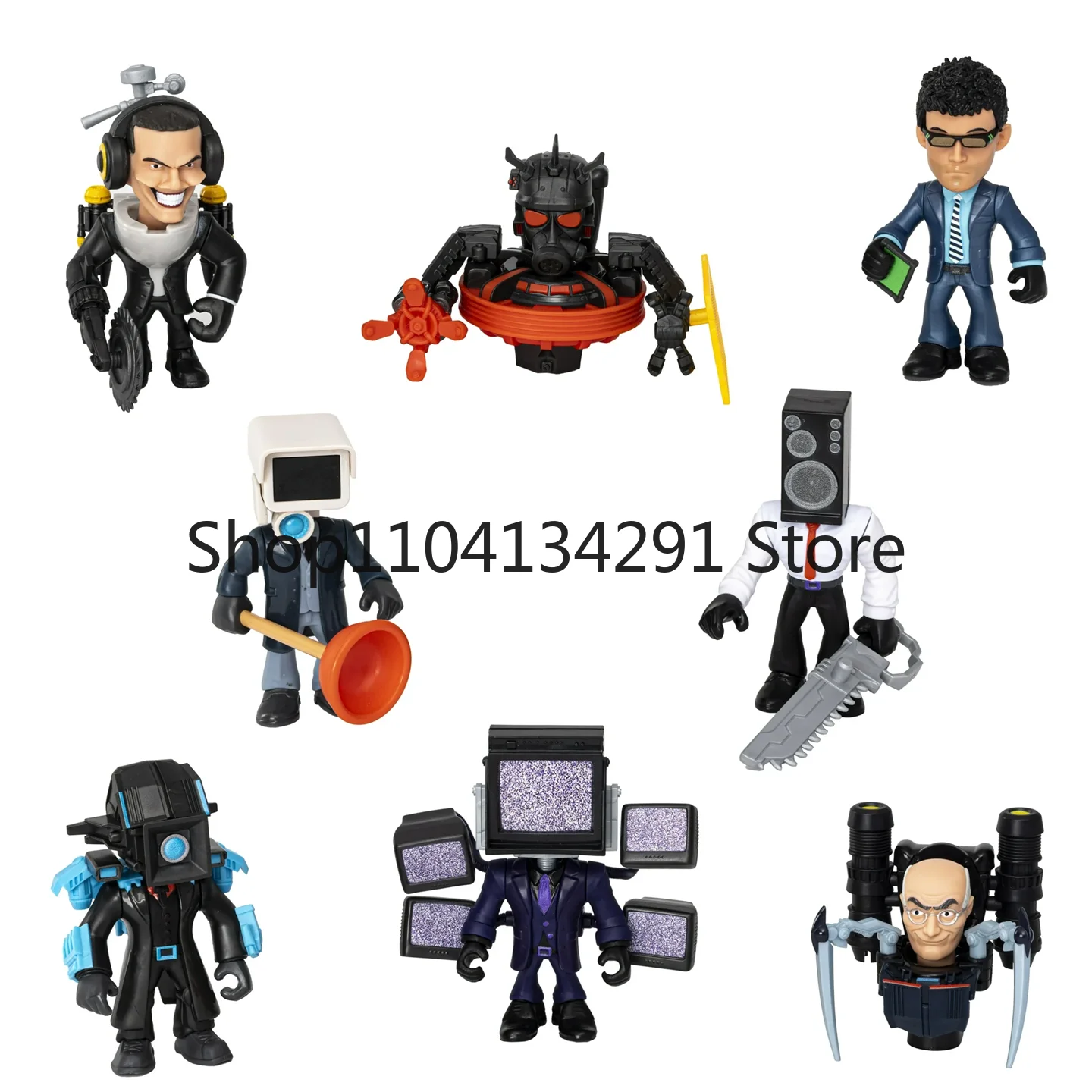 

Original Toilet Vs. Surveillance Man Game Merchandise Figurine War God Toy Model Birthday Gift Collector's Item