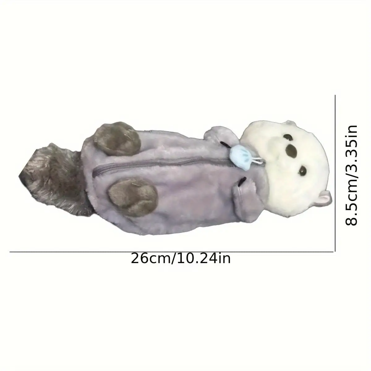 New Durable And Creative Plush Pencil Case, Soft And Lovely Healing Decompression Cartoon Stationery Storage Bag Stationery Bag