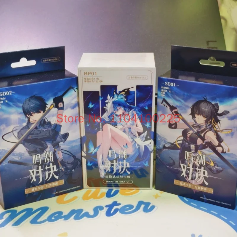 Genuine Wuthering Waves Card Tcg Trading Cards Showdown Pre-Assembled Package Game Collection Cards Anime Cards Toy Gifts