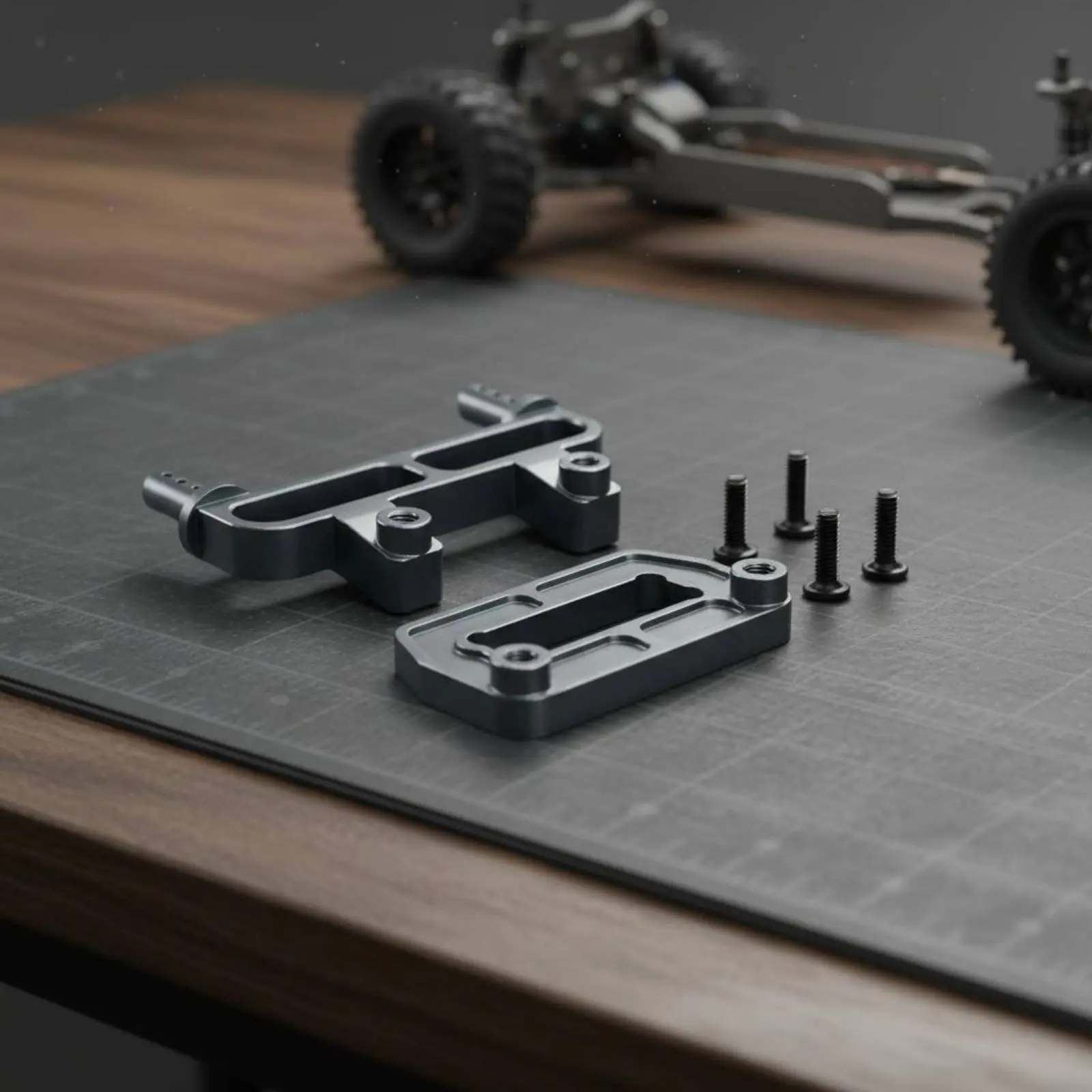 

Front Rear Frame Post Set Anodized Finish Front and Rear Shell Column Set Adjustable Frame Posts Modification Part Chassis