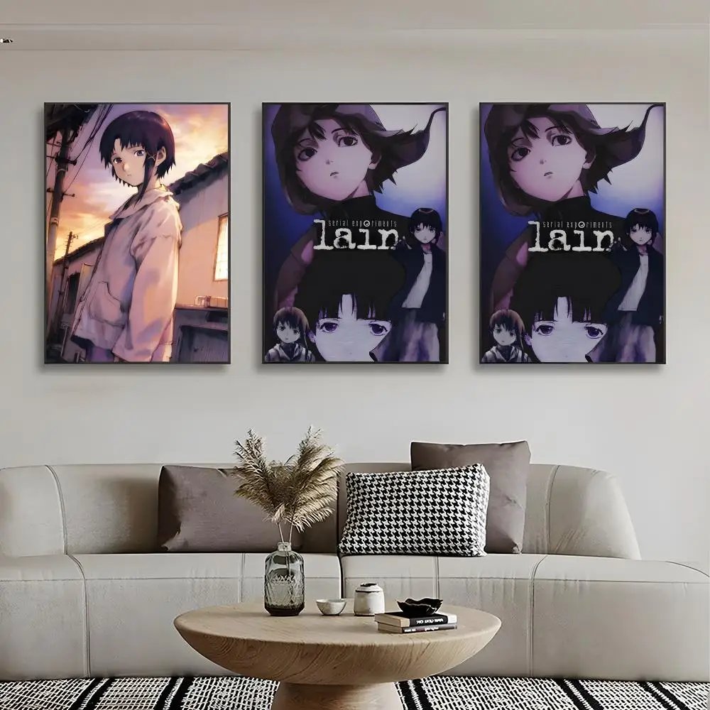 1pc S-Serial Experiments L-Lain Poster High-definition poster stickers ideal gifts for living rooms hallways