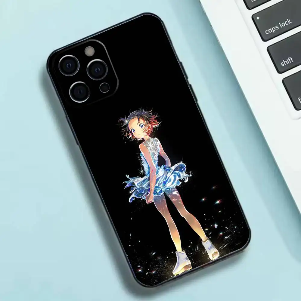 حافظة هاتف أنيمي على شكل زهرة لهاتف آيفون 17، 16,15,14,13,12,11 X XR Plus، غطاء أسود ناعم آخر