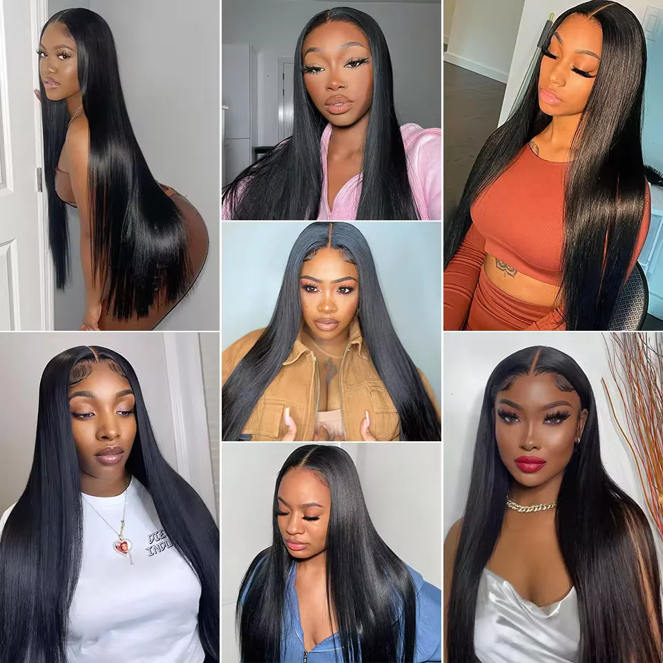 Peruvian Bone Straight Human Hair Bundles Deal Unprocessed Virgin Hair Extensions Long Thick Cheap Brazilian Hair Weave Natural