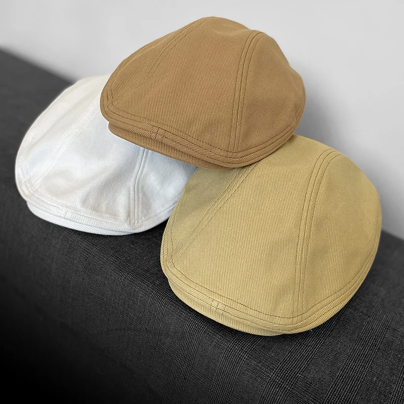 Summer Thin Casual Beret Forward Cap, Ladies Spring Vintage Baseball Painter Hat