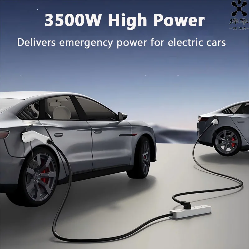 For BYD SEALION 7 New Energy Electric Vehicle Type2 Discharger V2L Adapter Cable 16A 3.5kw 220v V2H EV Discharger