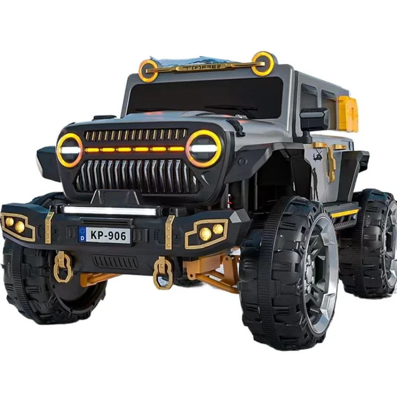 

XL Mute Motor Wrangler Children's Electric Car Car Four-Wheel Independent Suspension off-Road Vehicle