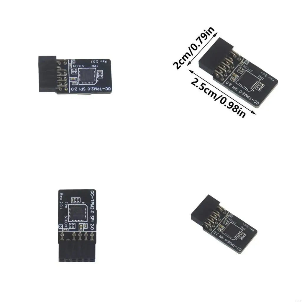 

900F Security Module Board For TPM2.0 SPI 2.0 (12-1) PCB Computer Adapter Board
