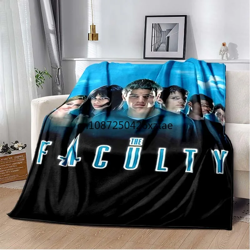 

Movie The F/aculty Logo Printed Blankets,Kid's Baby Throw Blanket,for Bedroom Living Room Sofa Bed Car, Brithday Gift