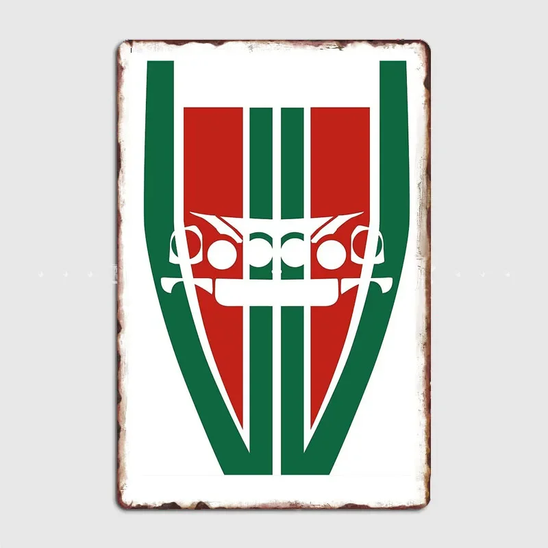 Póster Retro de Coche Clásico Lancia Stratos Rally, Letrero Metálico, Decoración de Pared para Garaje, Club o Sala