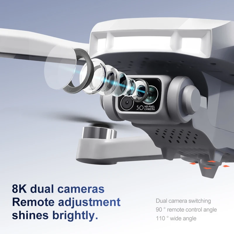 2025 neue V34 Drone 8K Kamera Professionelle WIFI Hindernis Vermeidung FPV Bürstenlosen Motor Fernbedienung Quadcopter Spielzeug Geschenke