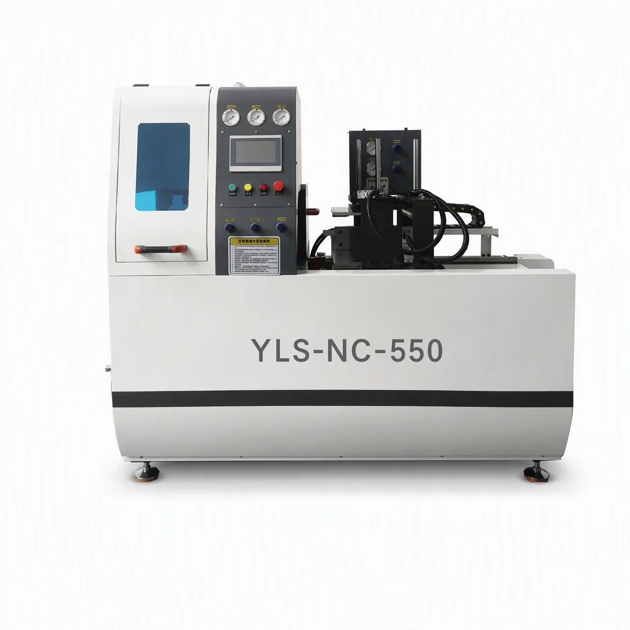YLS-NC-550 Double Separation Automatic Aluminum Cutting Saw 550mm Blade Servo Feed for Aluminum Profile