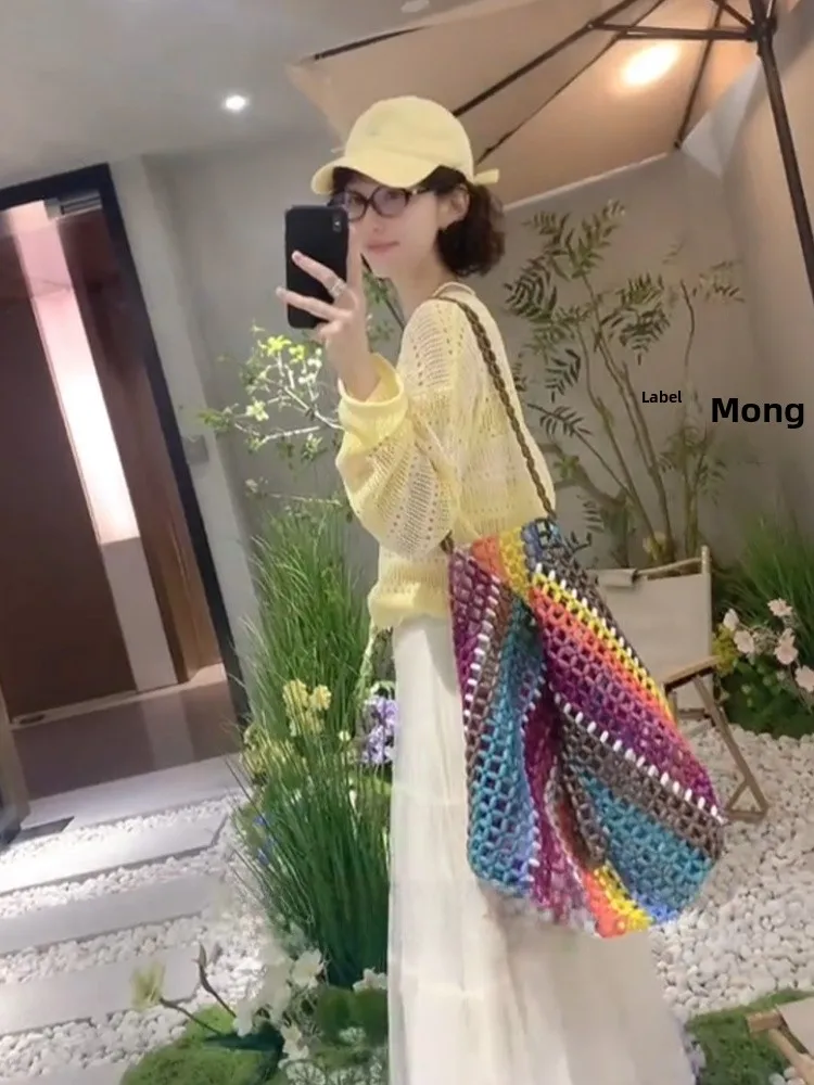 Женская трикотажная одежда свободного кроя Design Sensation Long Sve, модная летняя защита от солнца, повседневная одежда