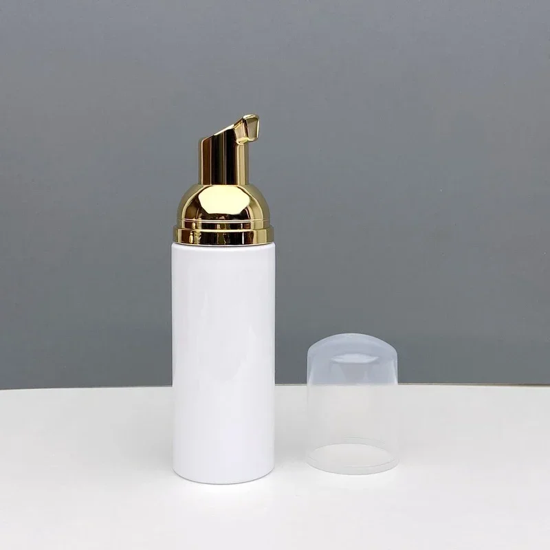 10Pcs 30/50/60/70/80/100ml Refillable Bottle Plastic Foaming Pump Bottle with Transparent Caps Soap Mousses Liquid Dispenser