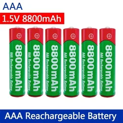 Batteria AAA 1.5V batteria ricaricabile AAA 8800mAh AAA 1.5V nuova batteria ricaricabile alcalina per giocattolo a luce Led MP3 lunga durata