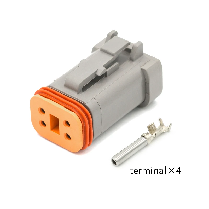 

DT06-4S-E003 Deutsch with cover automotive connector plug-in waterproof female head with female terminal 1062-16-0122