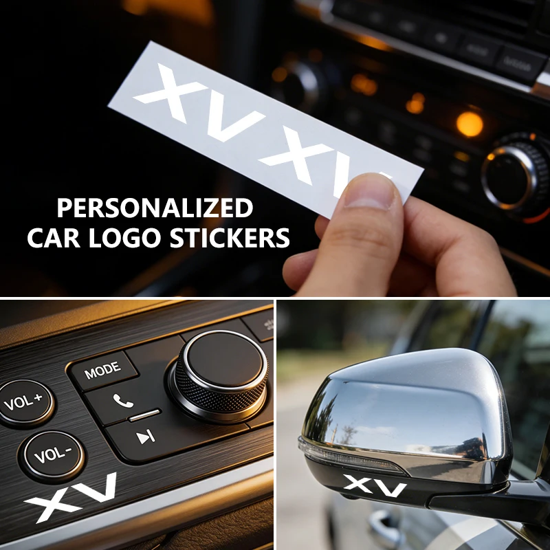Car Logo Emblem Rear Trunk Stickers Badge Accessories For Subaru Forester XV WRX Tribeca Levorg BRZ Outback Legacy