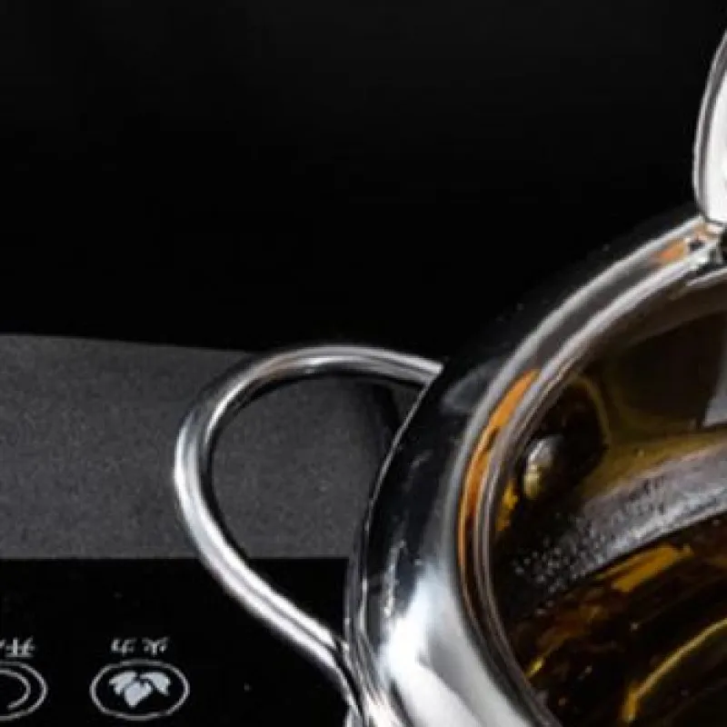 

Japanese Style Cooking Pot with Oil Drip Drainer Rack 304 Stainless Steel Uncoated Fryer for French Fries Chicken Wings Shrimp
