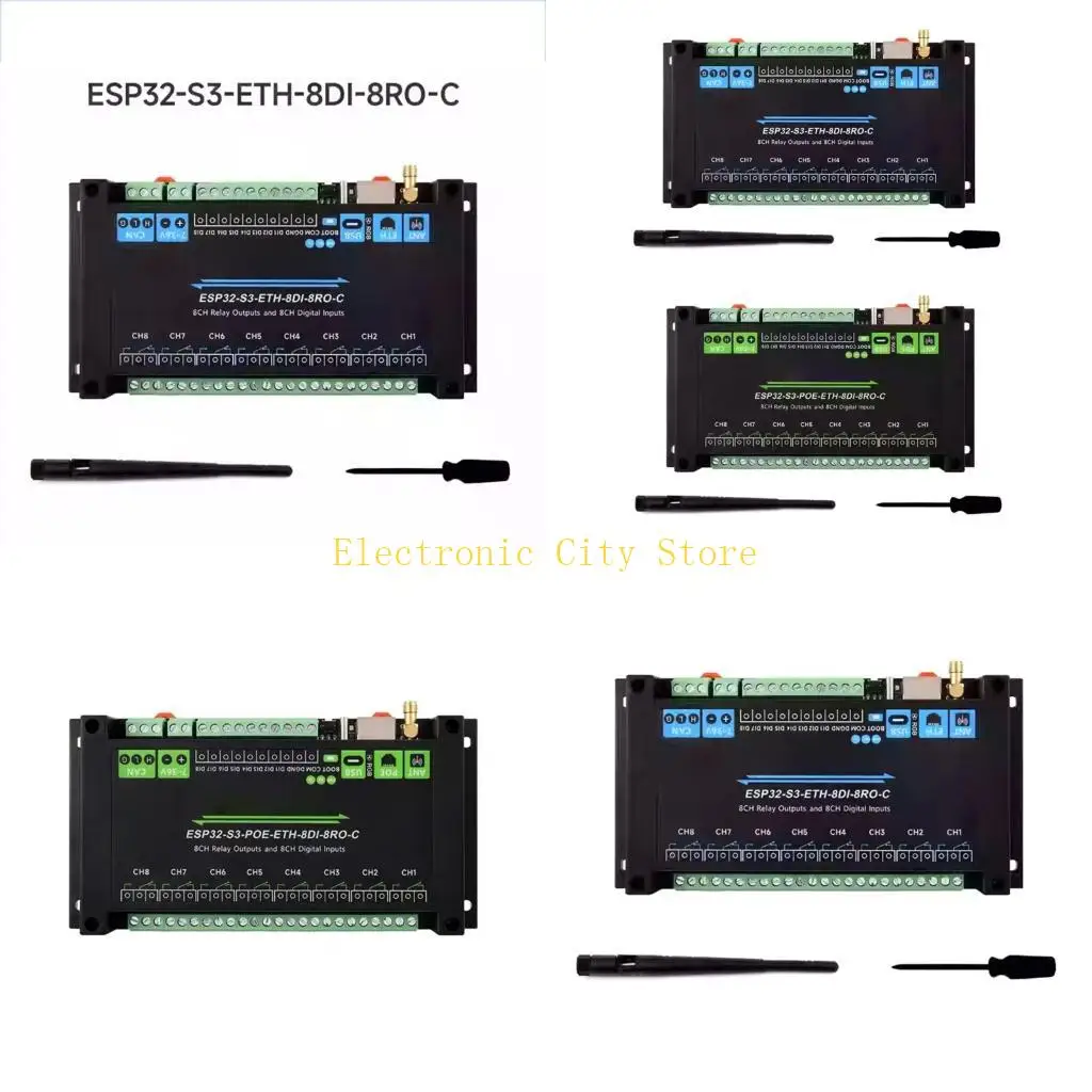 

Индустриальный 8-канальный ESP32-S3 Wi-Fi Модуль изолированный RS485 Замена порта HU8D