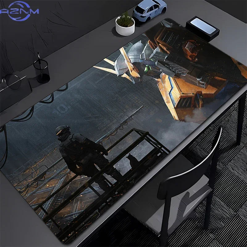 Popular Mouse Pad Large Gamer Keyboard Desk Mouse Mat Laptop Rubber Tapis Souris Gaming M-mechanical Warrior G-gundam Mousepad