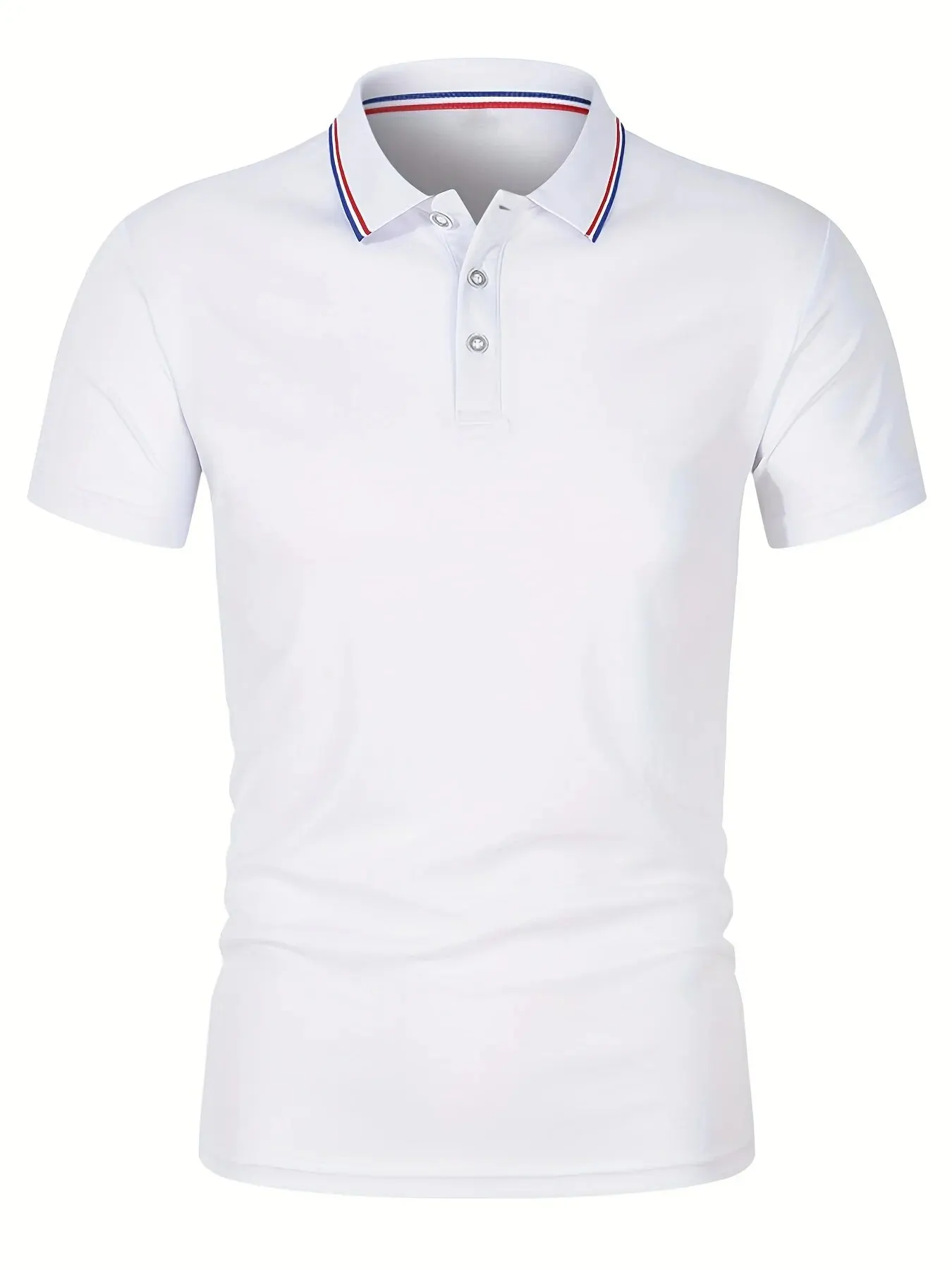 2025 Hot Sale Men's Summer Casual Breathable Comfortable Polo Shirt Men's Solid Color High Quality Short Sleeve T-Shirt 18