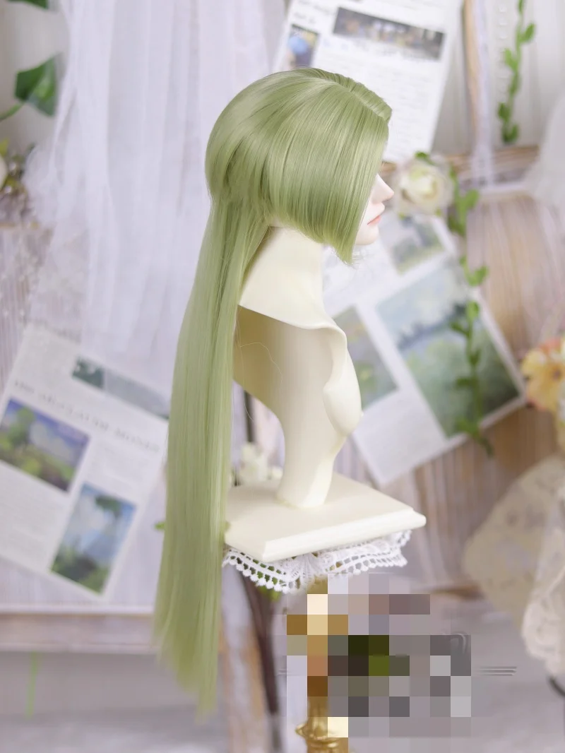 bjd doll wig suitable for 1/3 size high temperature soft silk front mesh hand hook partial Wolftail wig doll accessories