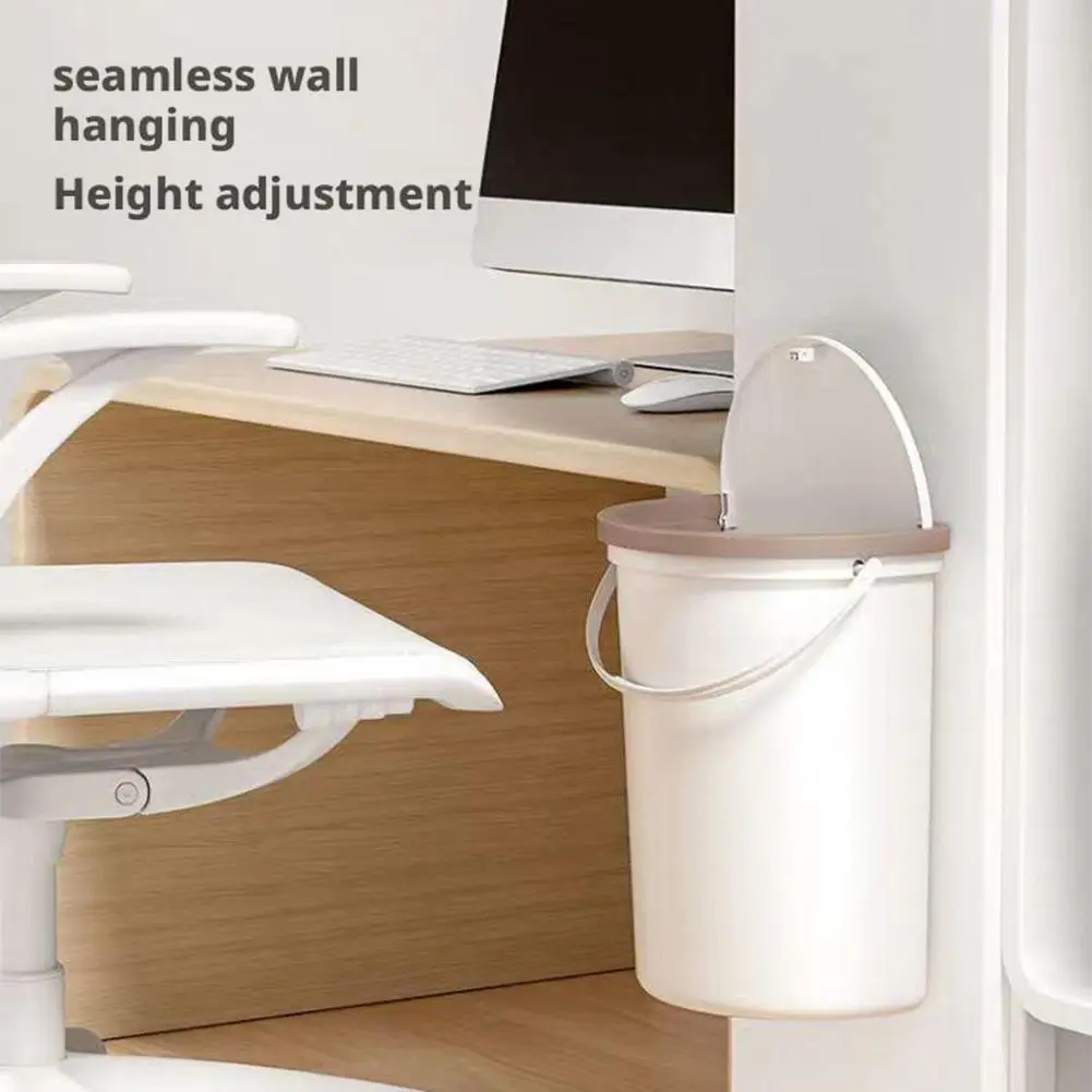 10L سلة المهملات سلة المهملات مع غطاء ل RV قوارب التخييم متنقل مريحة للتثبيت على الأبواب أو الجدران قمامة السيارة #4