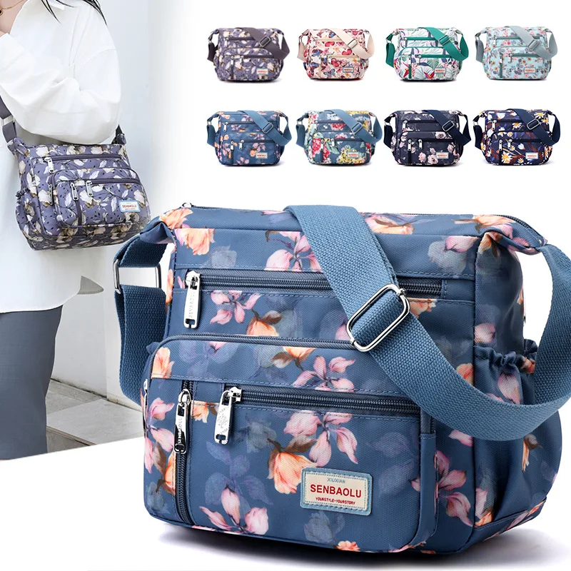 Nowa modna torba podróżna na ramię Wszechstronny plecak Duża pojemność Casual Printed Crossbody Bag вязаная сумка