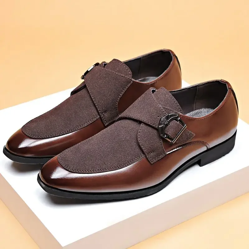 Pointed Toe Leather Shoes for Men Moccasin Retro Soft Comfortable Footwear Offer Man Casual Shoe Elegant Luxury Sale Size 45 On