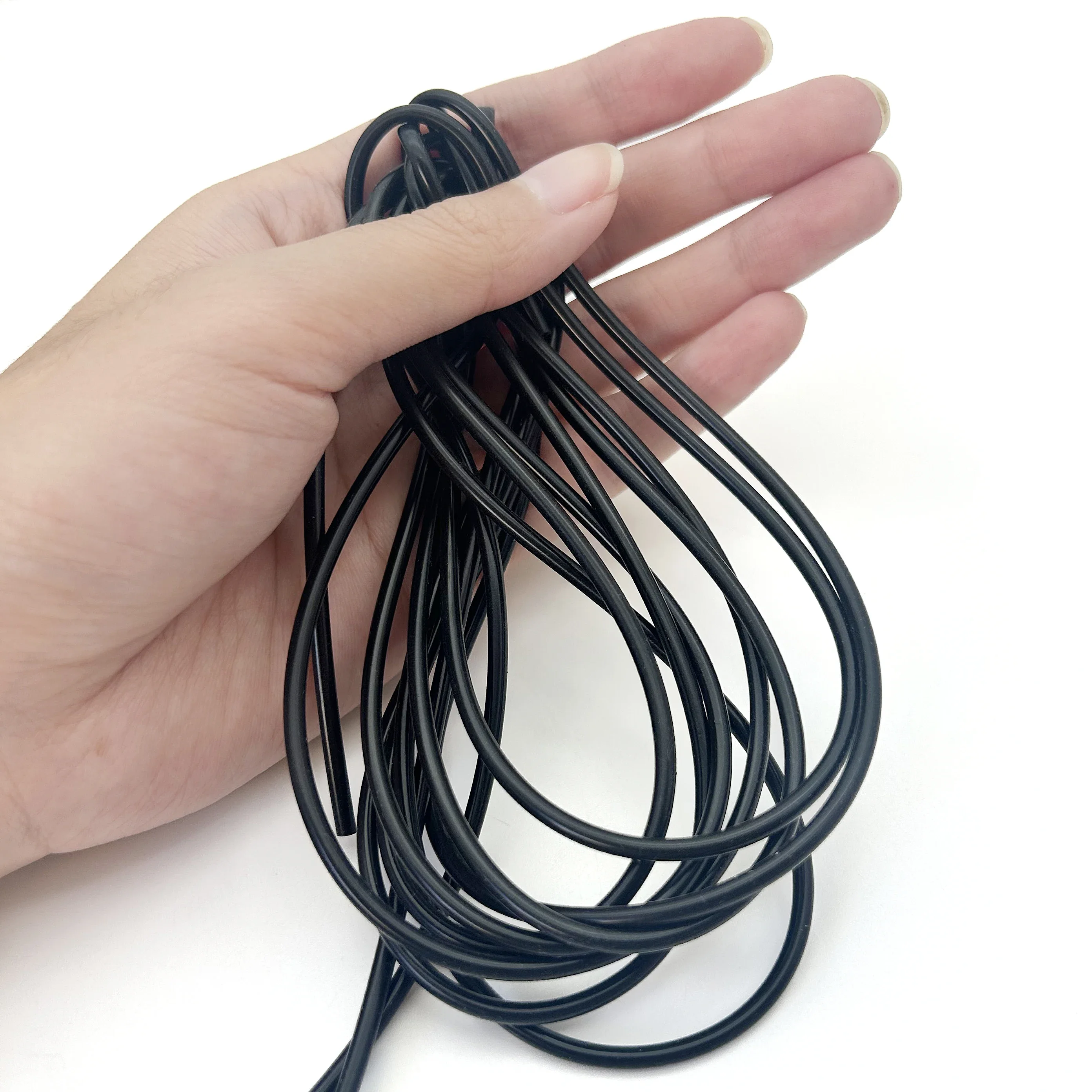 ID 0.3~5mm Black Silicone Hose Food Grade Silicone High/Low Temperature Resistant Fish Tank Hose High Elasticity Capillary Tube